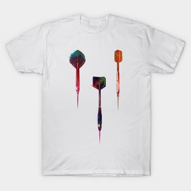 darts sport art #darts #sport T-Shirt by JBJart